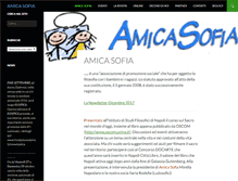 Tablet Screenshot of amicasofia.it